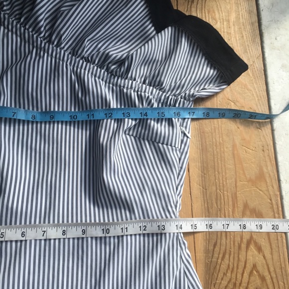 Lucy Paris Dakota One Shoulder Stripe Dress - Picture 2 of 7